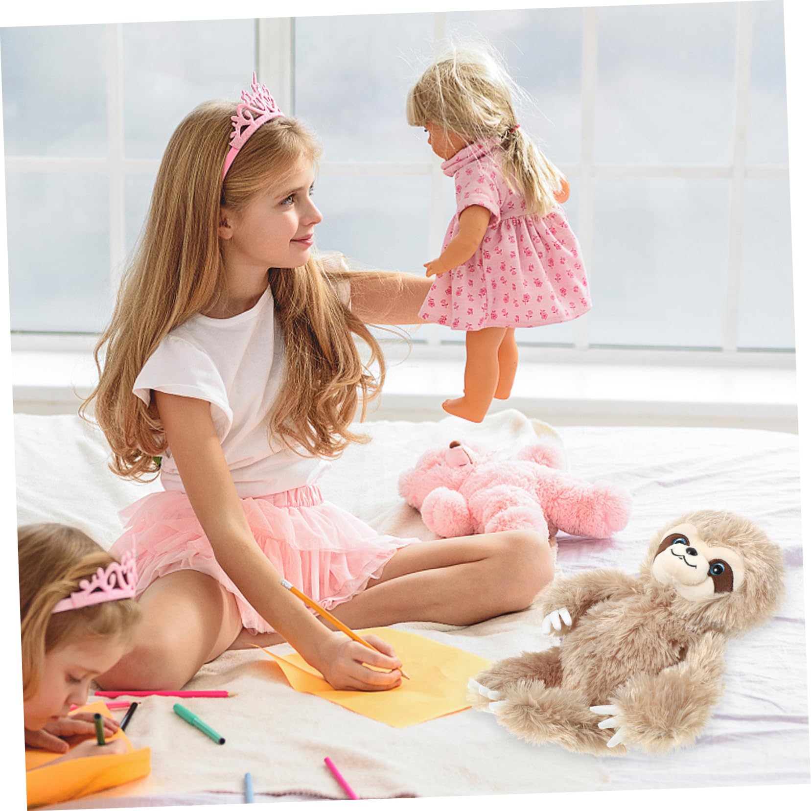 ifundom 3piezas Muñeco De Peluche De Árbol Lento Adorable Almohada De Juguete Decorativo para Sofá y Cama para y De Animales