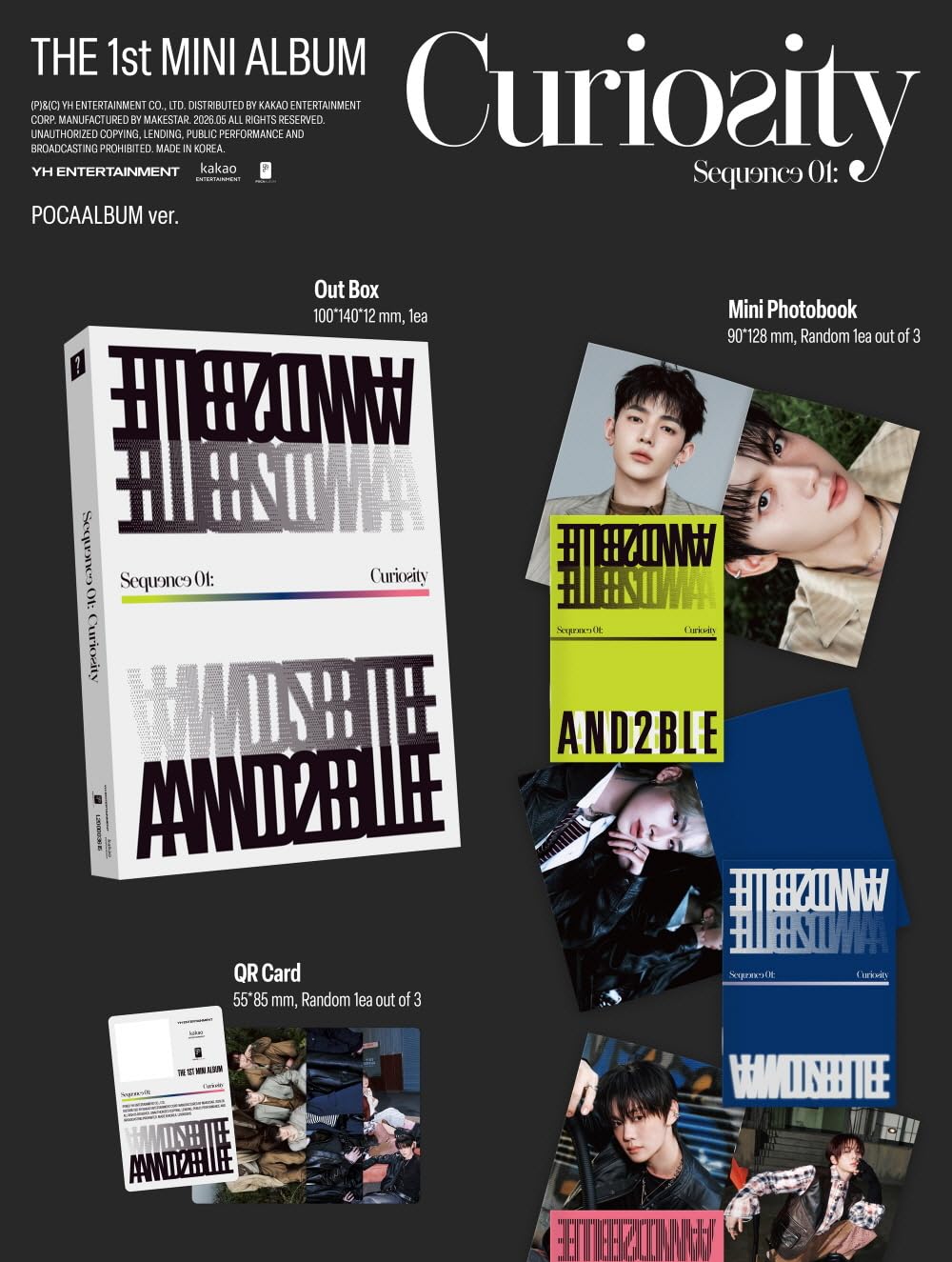 Amazon.co.jp: アンダブル AND2BLE - 1st Mini Album Sequence 01