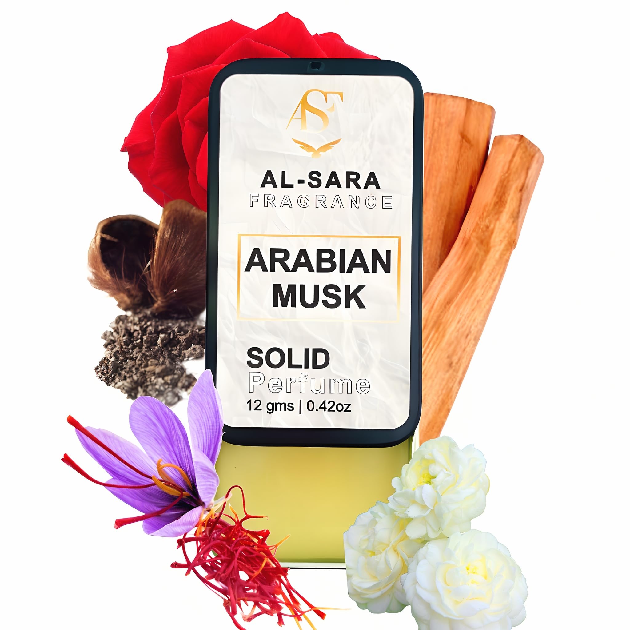 Al Sara Fragrance™ ARABIAN MUSK Solid Perfume for Men & Women | Alcohol-Free, Non-Greasy, Long-Lasting Natural Fragrance | Portable & Travel-Friendly Cologne (Arabian Musk)
