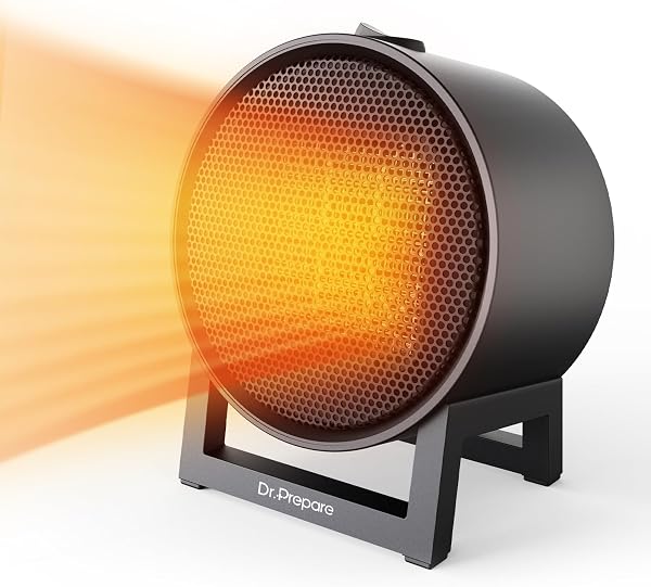 Dr.Prepare Mini Keramisk Värmare 600W