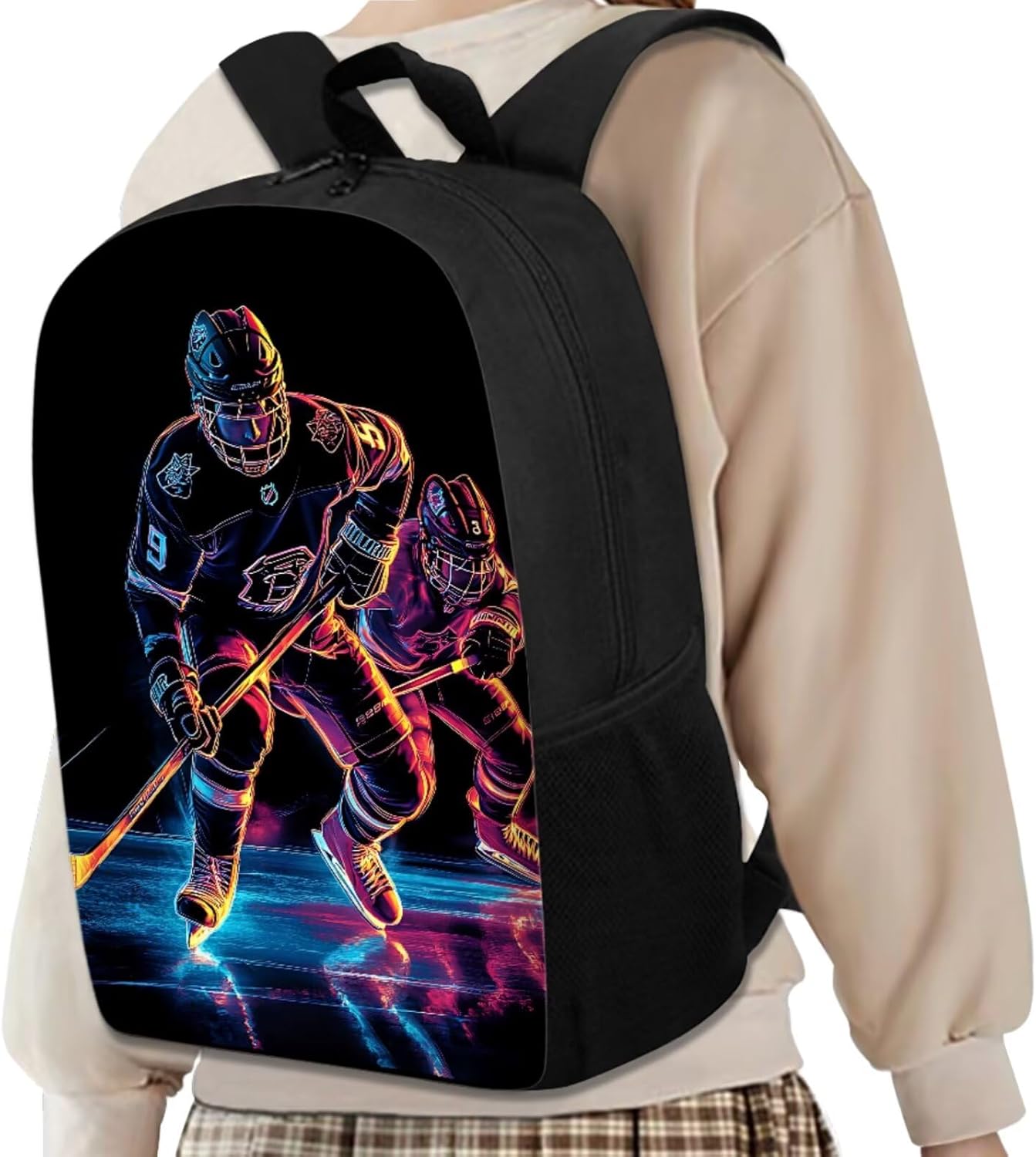 Ystardream Cute Galaxy Fox Bookbag for School Girls Backpack With Lunch Box Large Capacty School Backpack for Teens Children Elementary School Student,School Bag Set with Water Bottle Sleeve 17 inch