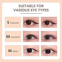 Vista 3 de Cinta adhesiva invisible de doble párpado sin pegamento, tiras invisibles impermeables para levantamiento de párpados, cinta invisible de doble