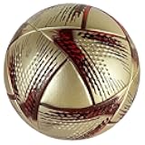 World Cup 2022 Final Match Soccer Ball Size 5 Official Replica with SPEEDSHELL Technology Premium PU Leather Training & Match Ready