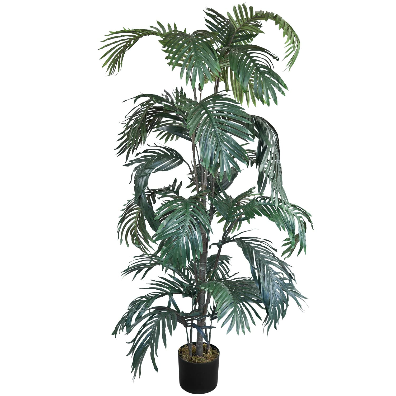 Palmier Fougère Plante Artificielle Artificiel 160cm Decovego