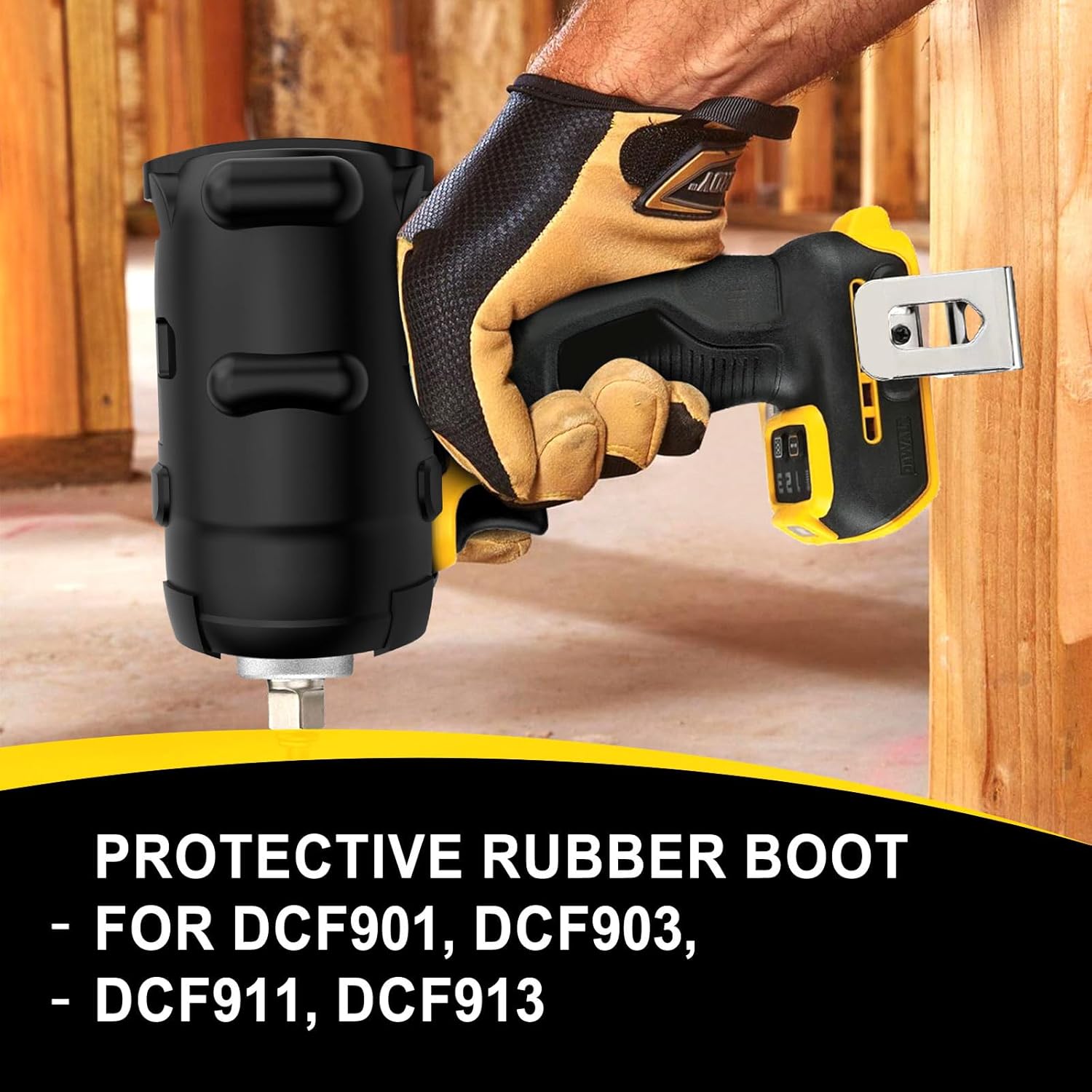 Protective Rubber Boot for DCF901, DCF903, DCF911, DCF913