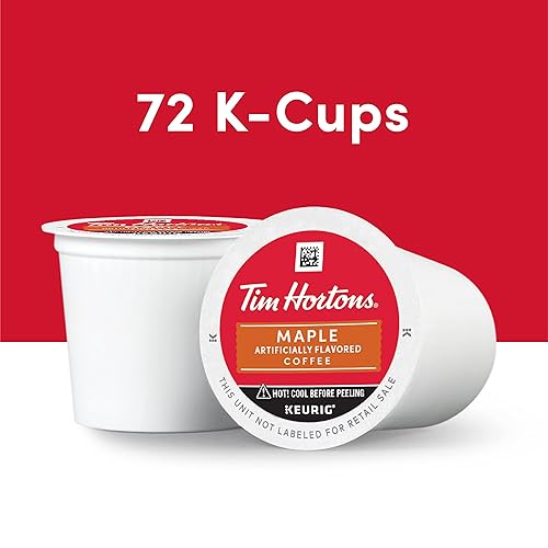 Miniatura 47 de Tim Hortons Café tostado oscuro, cápsulas K-Cup de una sola porción compatibles con cafeteras Keurig, K-Cups de 96 quilates, rojo, 24