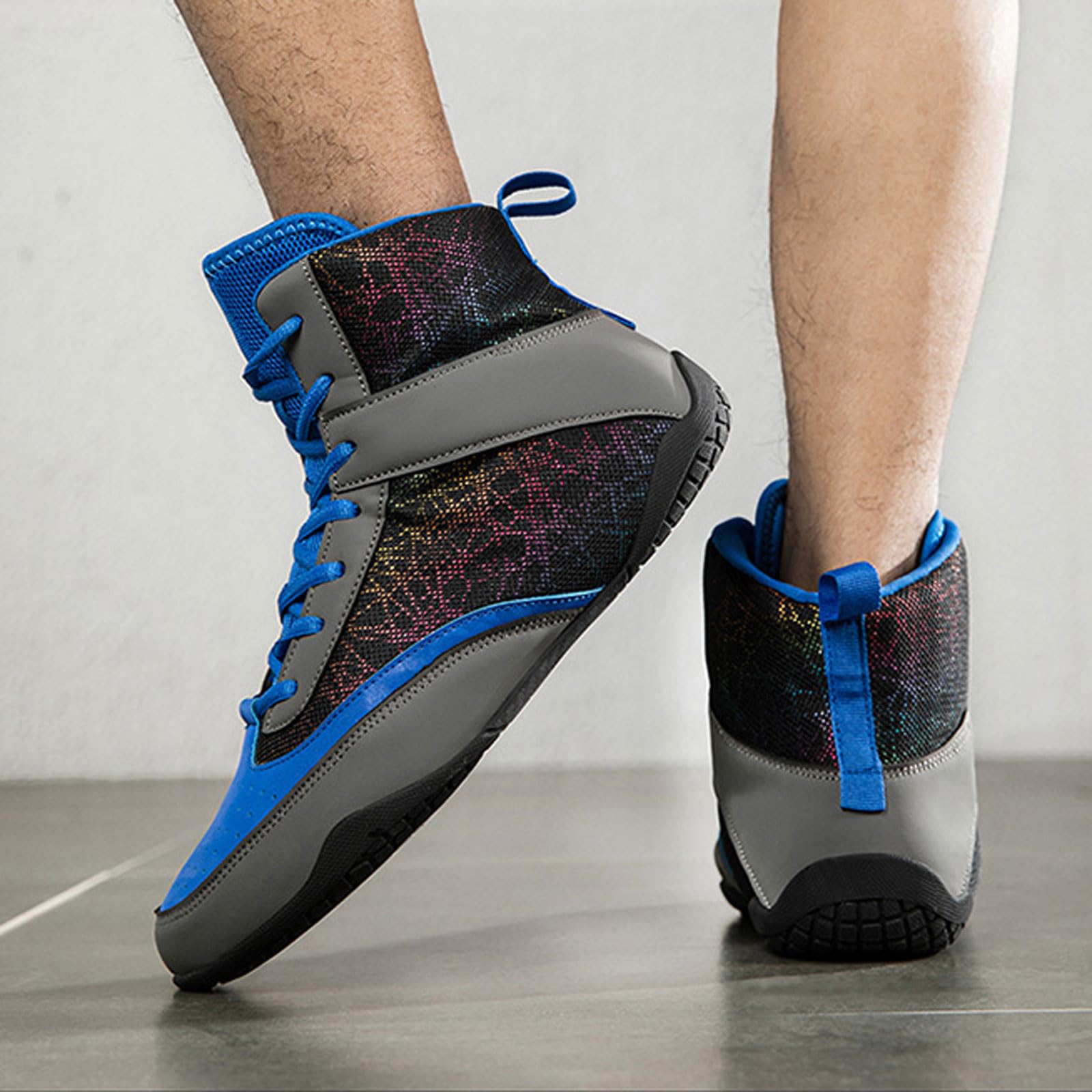 Buty zapaśnicze Lekkie antypoślizgowe buty treningowe do walki fitness. Buty bokserskie. Do treningu walki ćwiczeń fitness Muay Thai sztuki walki