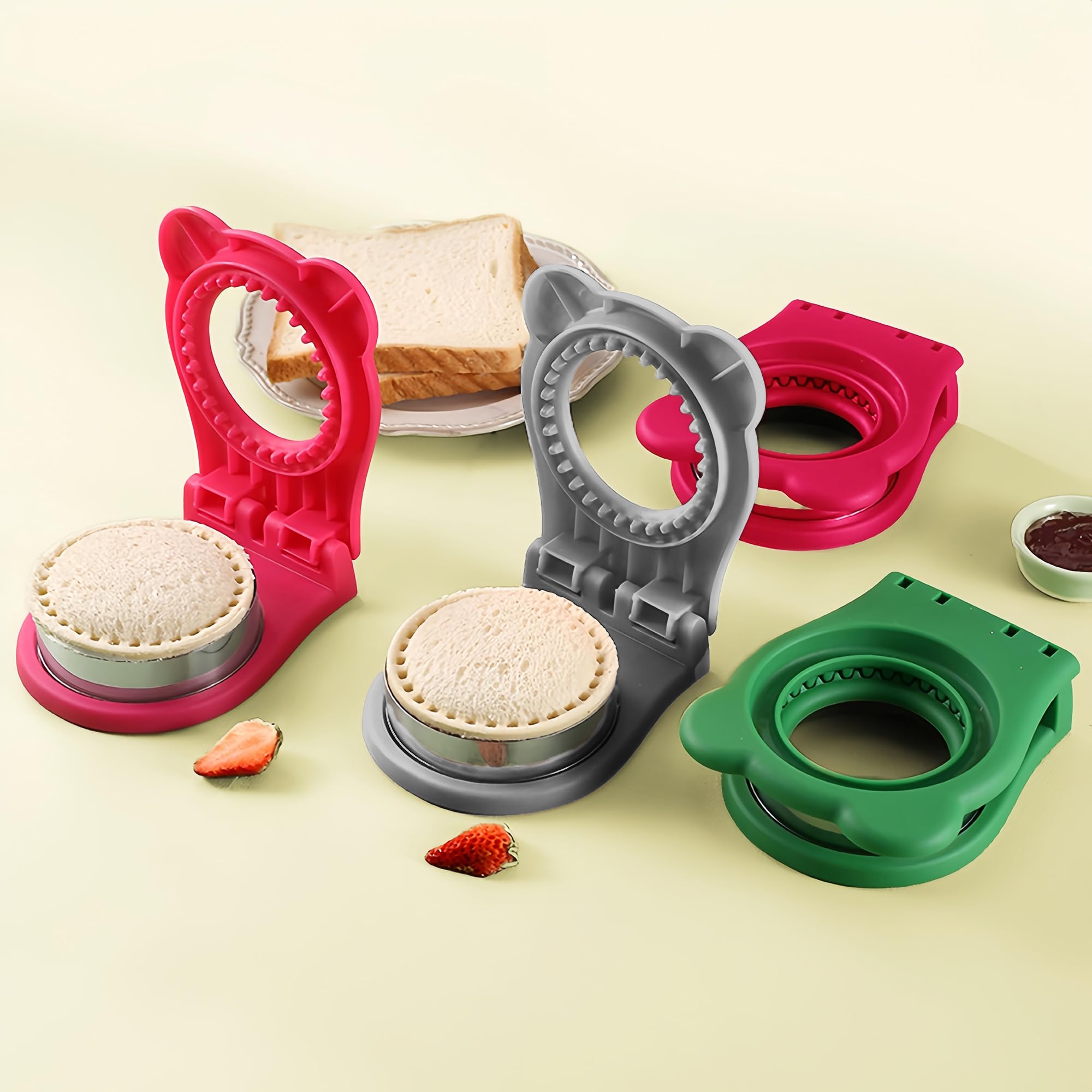 Amazon | BOSIDETOOL サンドイッチカッターとシーラー、子供用ランチ用