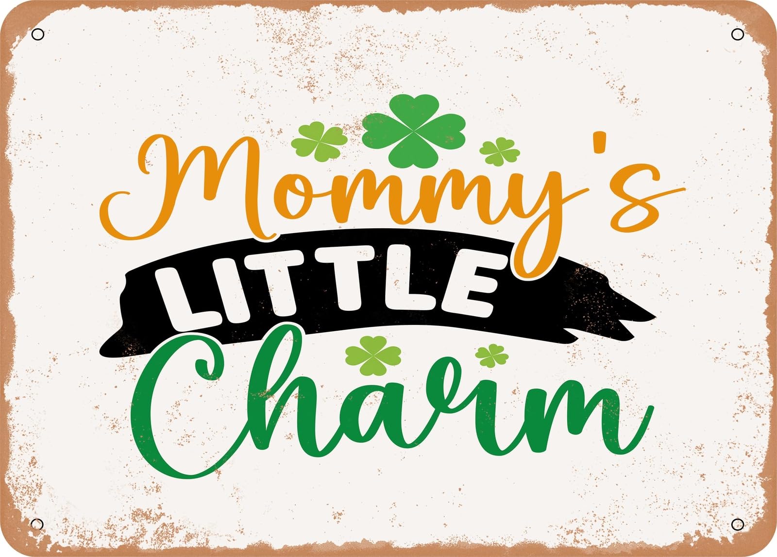 Miaomansenstore Metal Sign - Mommy's Little Charm - Vintage Look Sign Home Decor