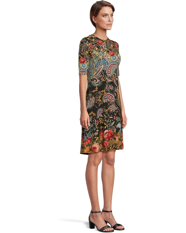 Johnny Was The Janie Favorite Elbow Sleeve Mock Neck Dress - #2 of 4