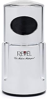 Chrome Wet and Dry Coffee Spice Grinder, 220 Volts (Not for USA-European Cord), 4.5 x 4.5 x 8.5 inch