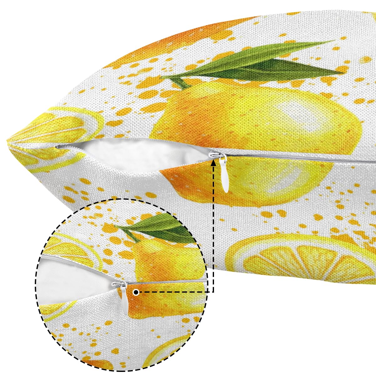 HOSNYE Funda De Alohada De Hojas De Palera Tropical, Diseño Floral De