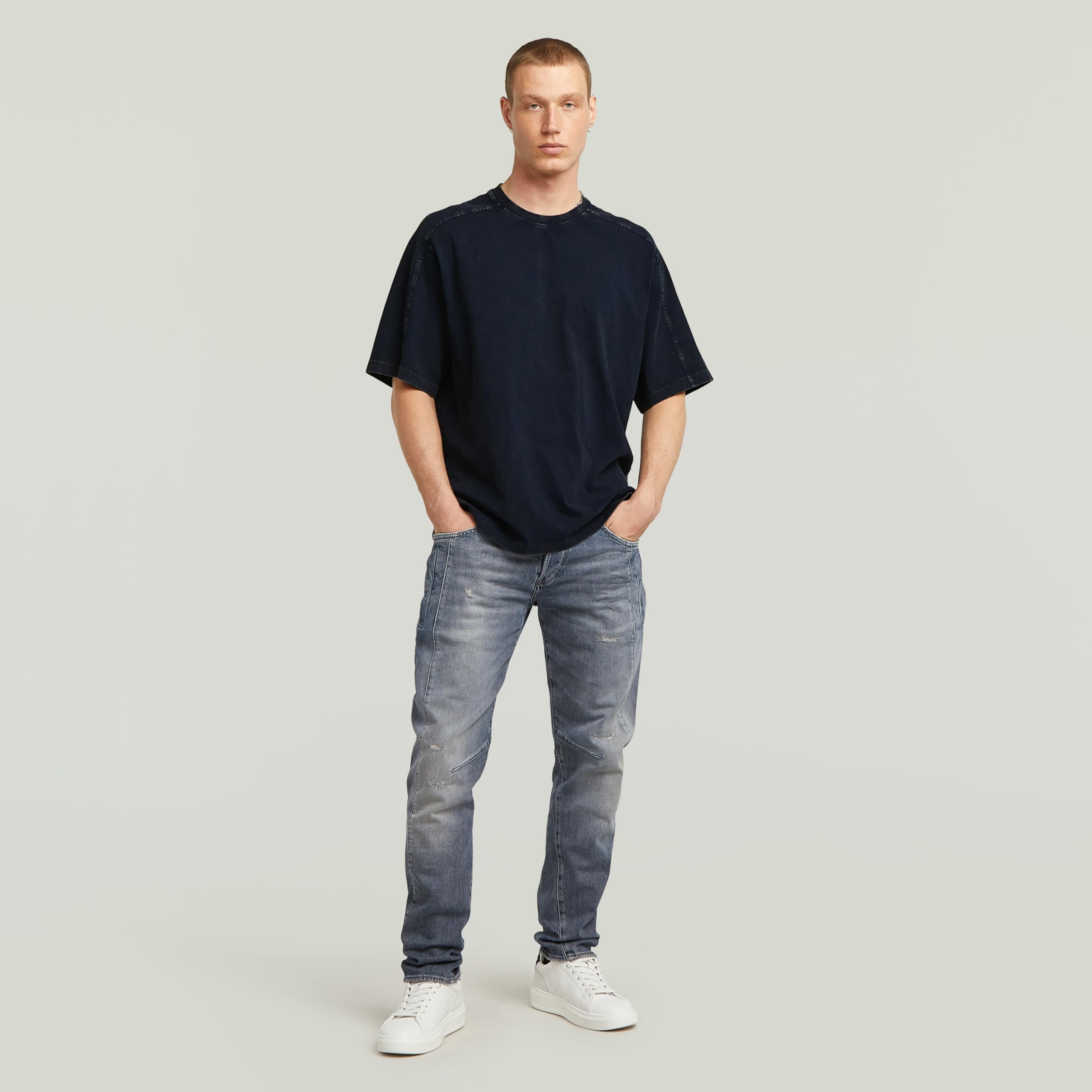 G-Star Washed Boxy R T T-Shirt Uomo