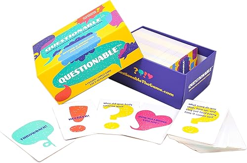 Miniatura 4 de Questionable - El mejor juego de cartas Rompehielos para que los adultos hablen - Juego de cartas para la noche de juego semanal de las familias