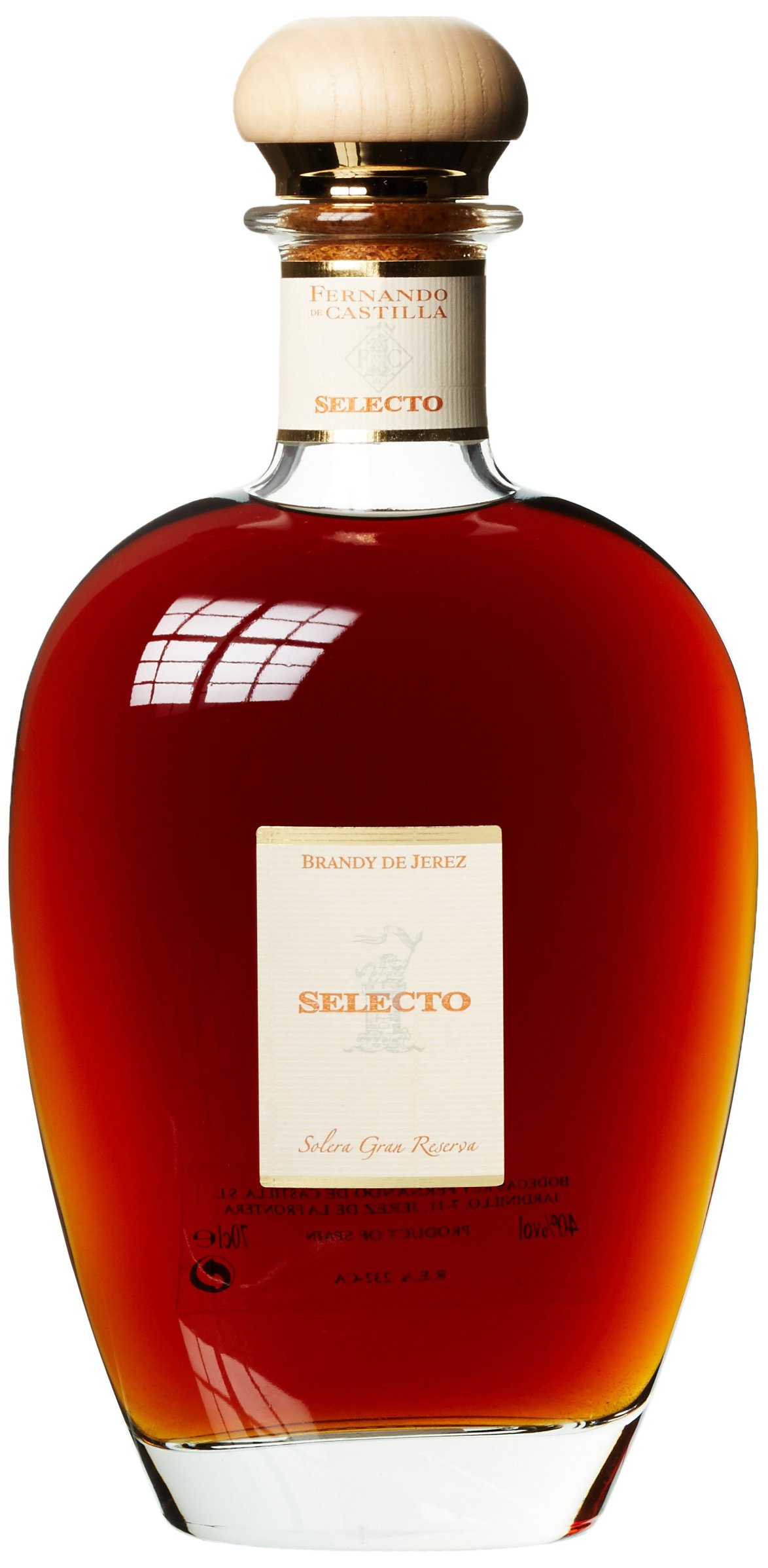 Rey Fernando De Castilla Solera Gran Reserva "Selecto" Decanter Brandy De Jerez D.O. (1 x 0.7 l)