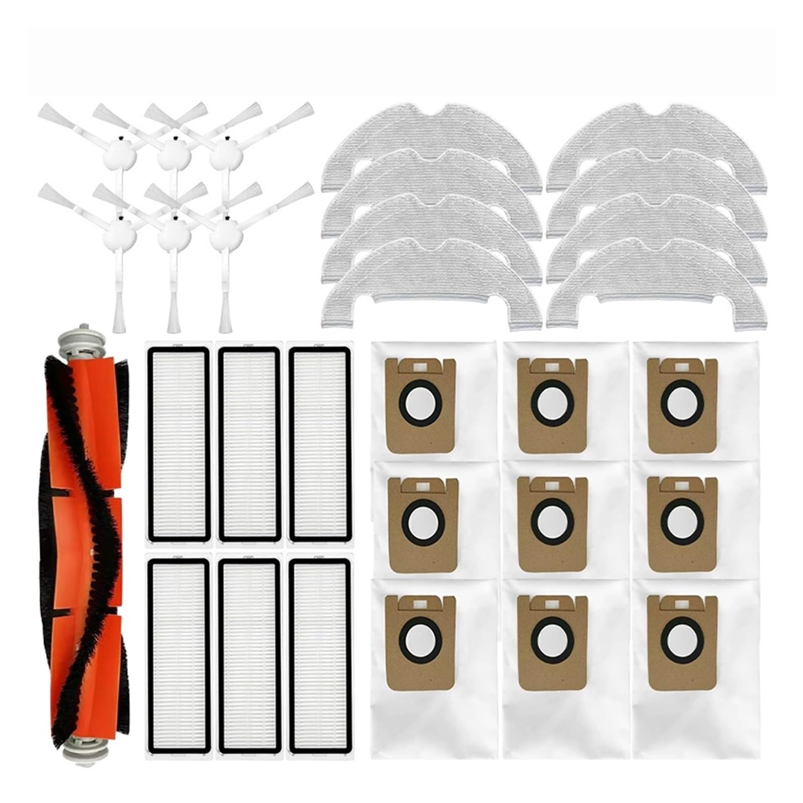Kicici Compatible With Dreame Bot D10 Plus / RLS3D / Z10 Pro / L10 Plus Spare Parts(Chocolate)