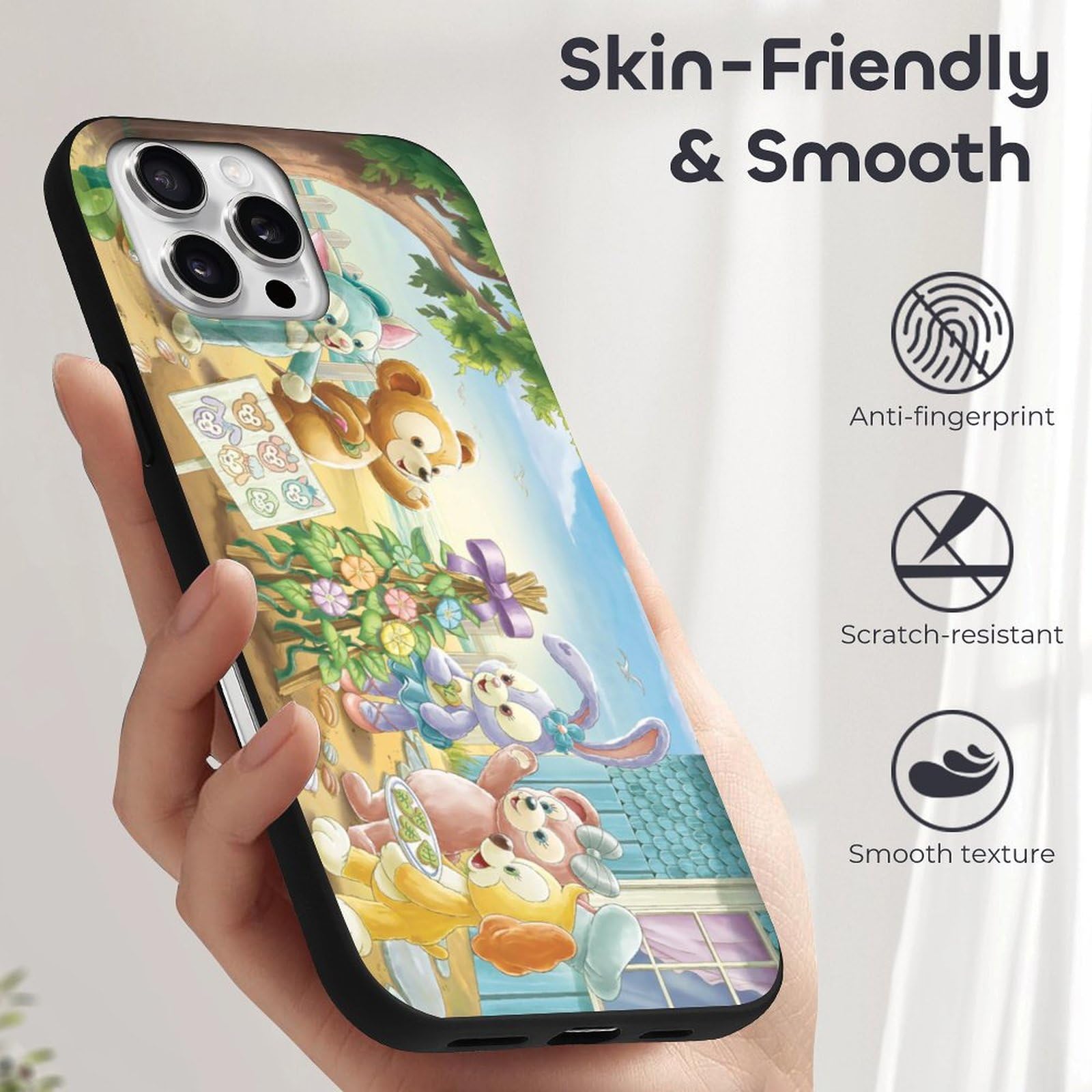 Amazon.co.jp: iPhone 16 Pro Max ケース ダッフィーフレンズ