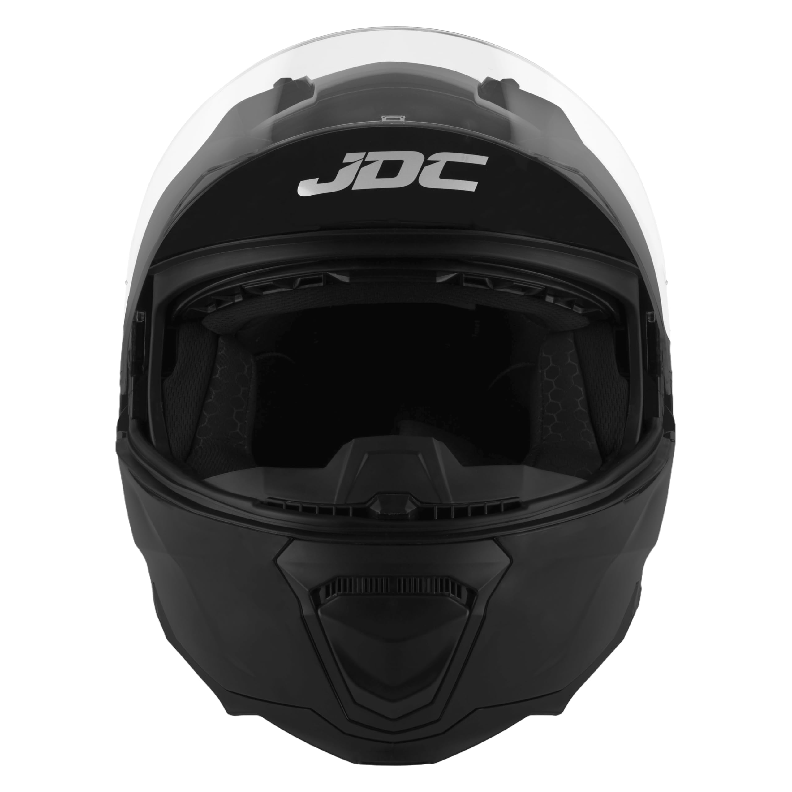 JDC Casque Moto Intégral Facade Rabattable Modulaire - Double Visière Rétractable ECE 22.06 - Lynx