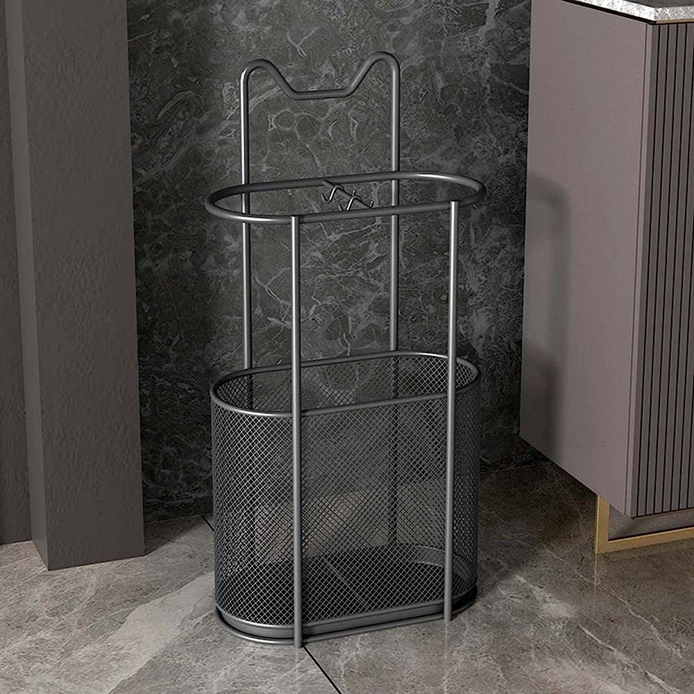 Amazon｜金属製傘立てホルダー ラウンド収納バケツ付き ホームオフィス 玄関用 耐湿性 傘オーガナイザーラック｜傘立て オンライン通販 傘立て 金属傘立て水トレイ自立ラックオーガナイザー自立傘ホルダー玄関オフィス用 棚バケツ(Black)