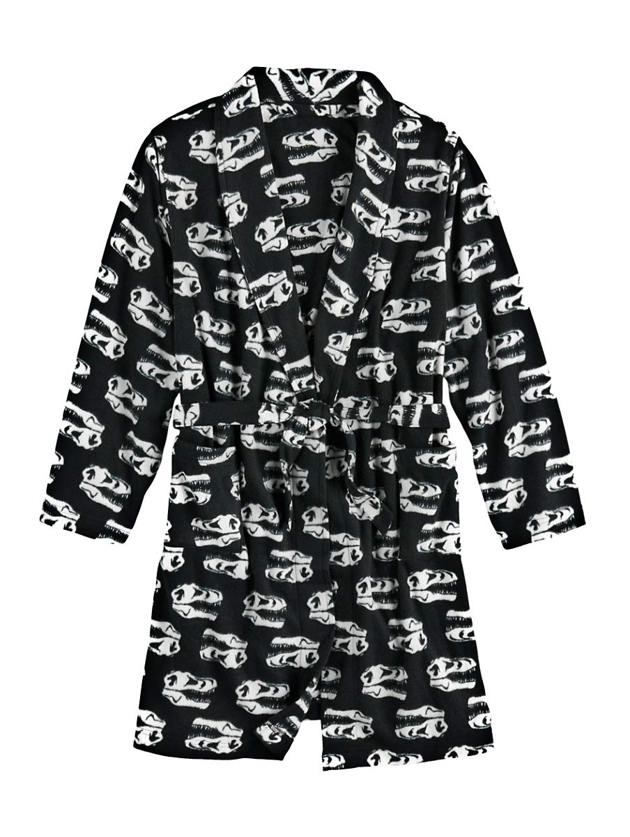 Boys Urban Pipeline Microfleece Lightweight Printed Robe Dinosaur