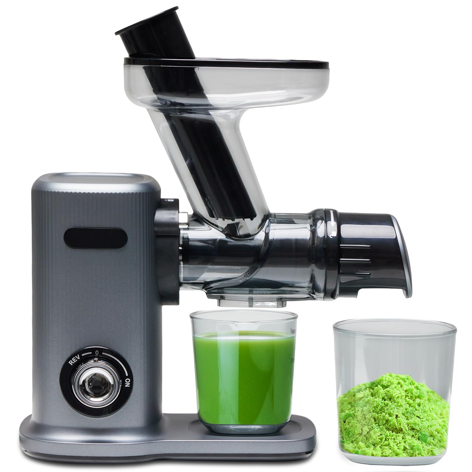 OLIXIS Cold Press Juicer Slow Masticating Juicer Machines with Extra Wide Feed Chute High Juice Yield and Easy