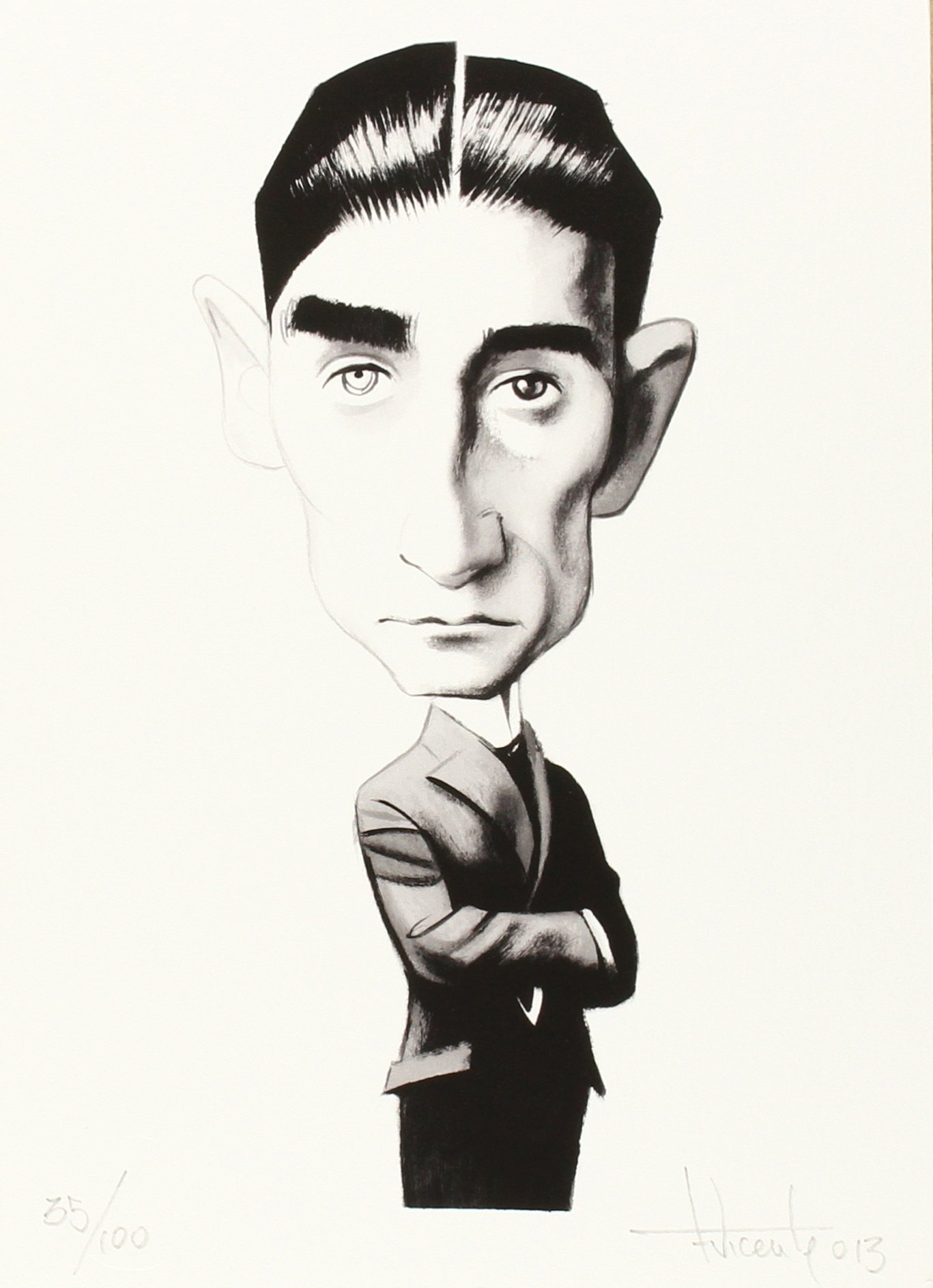 Ilustración Franz Kafka (ILUSTRACIONES)