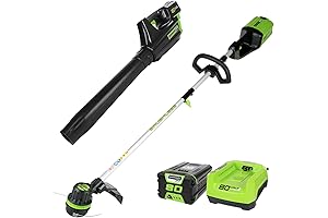 Greenworks Pro 80V 18-Inch Cordless String Trimmer and Leaf Blower Combo Kit