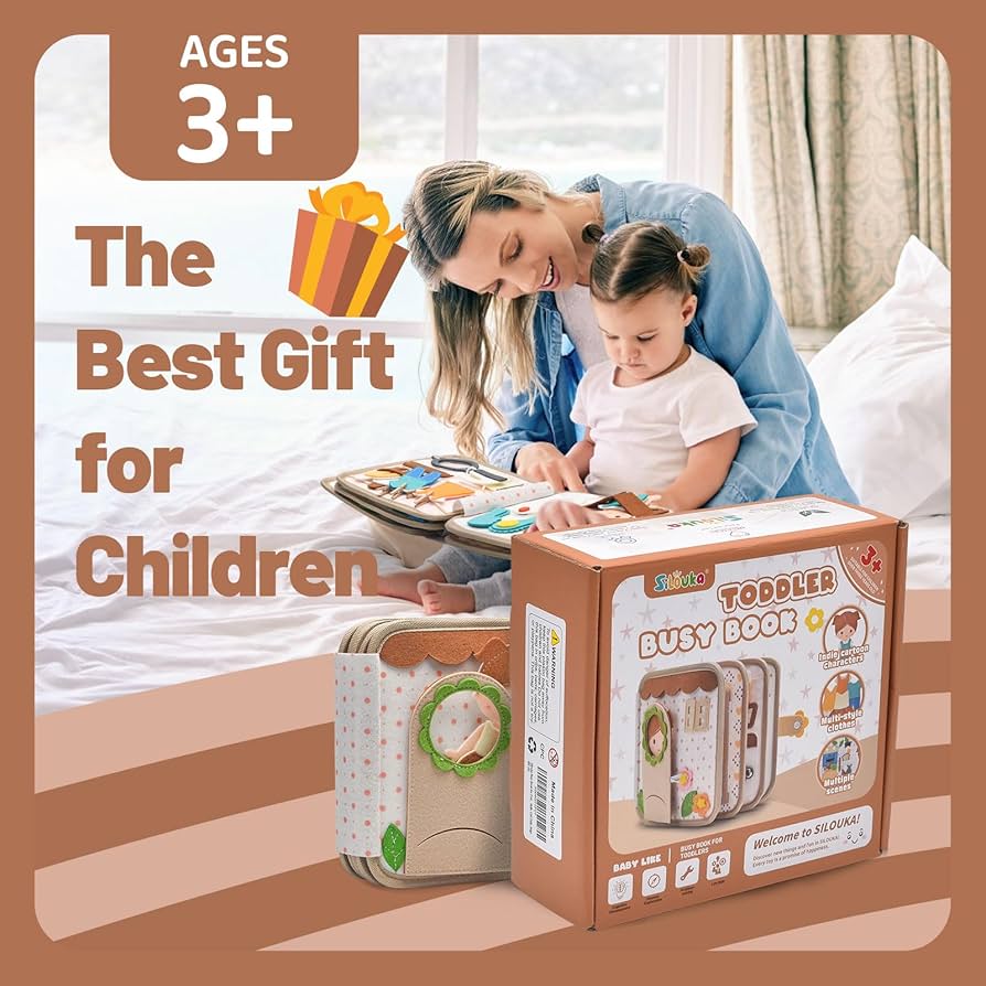 Felt Quiet Book Montessori Sensory Toys Toddler Book For 1 2 3 Year Old