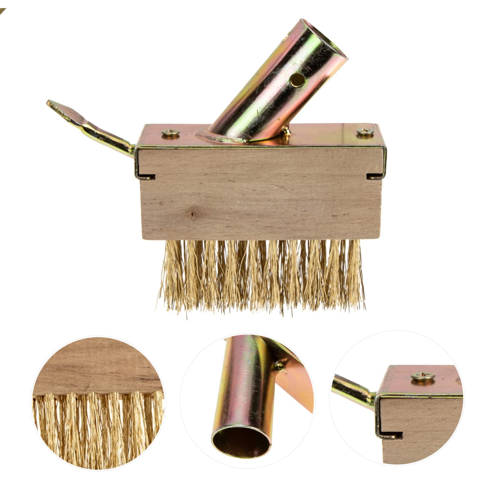 Sosoport 5 Piezas cepillo de alambre agente de mudanzas escardador Herramienta para eliminar malezas Herramienta de limpieza de juntas cepillo para grietas en el suelo cepillo de deshierbe