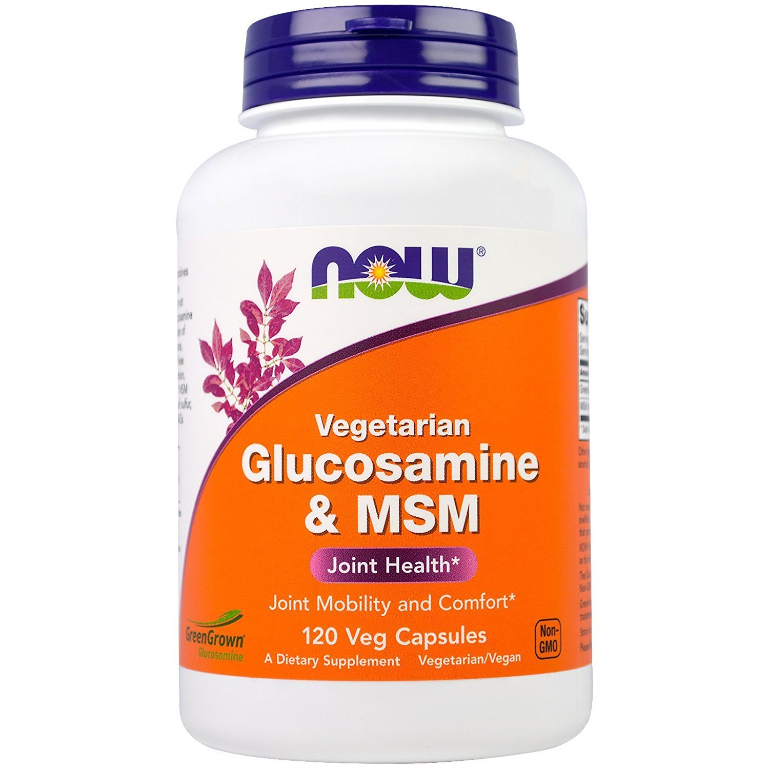 NOW Foods Glucosamine Hydrochloridevegetarian - 500mg, 120 Veggie Capsules