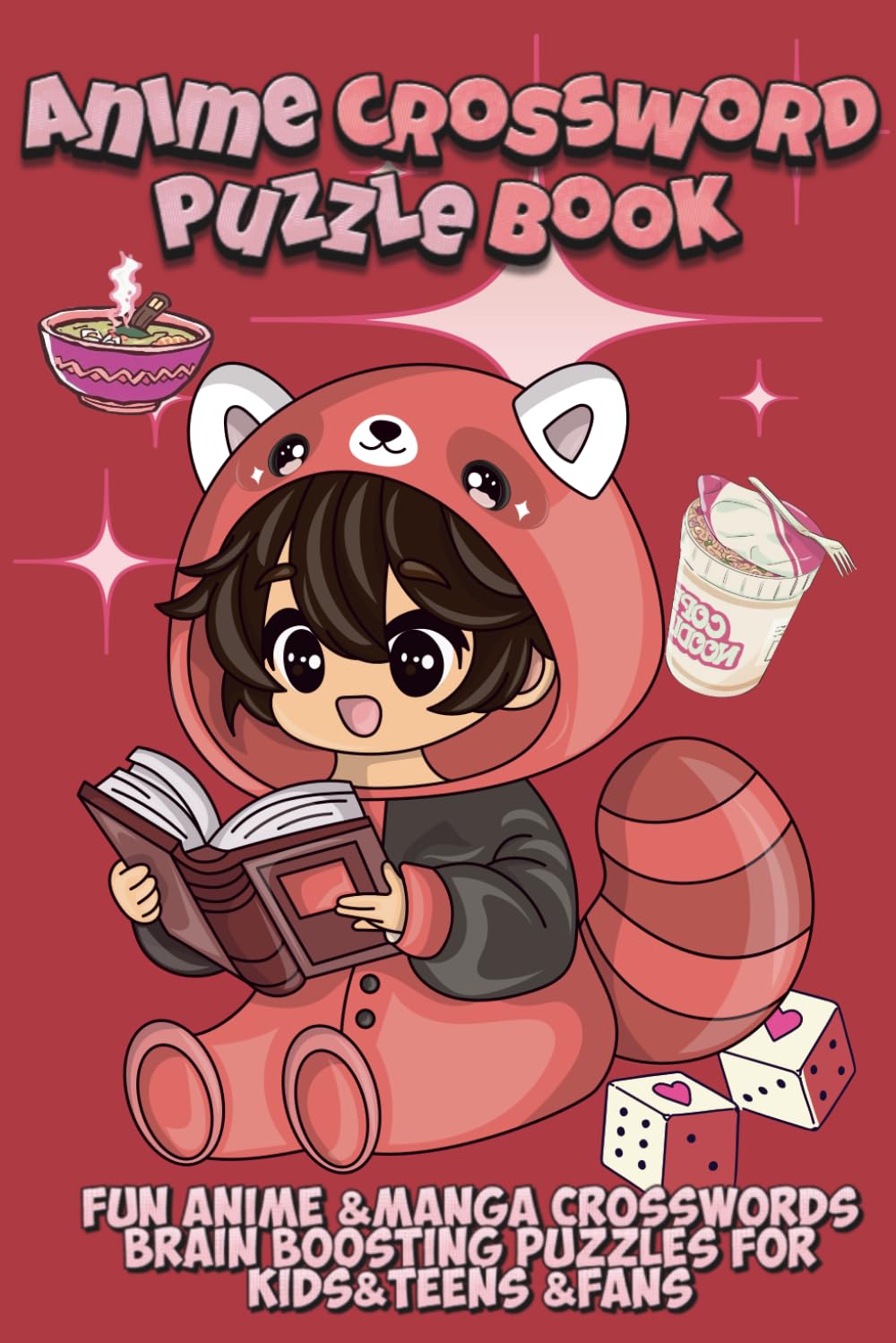 Anime crossword puzzle book: Fun Anime &Manga crosswords Brain Boosting puzzles for Kids &teens &fans