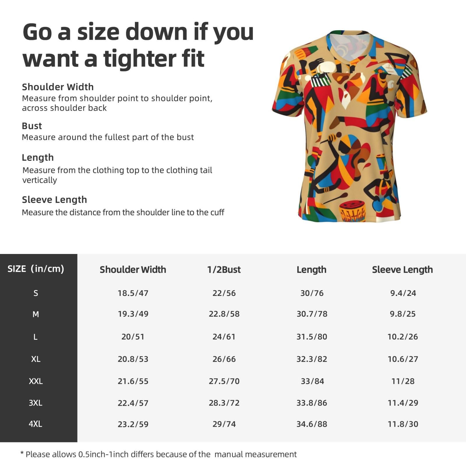 Stylish Athletic Sports Jersey African-Playing-Instruments Men's Rugby Jersey 3X-Large Black