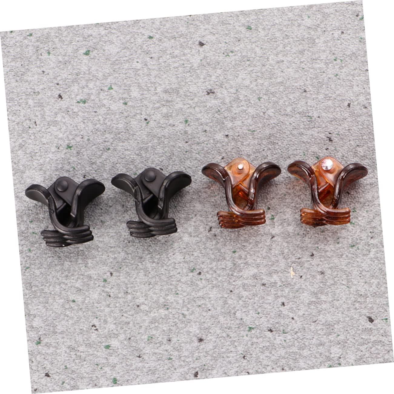 96 piezas Mini Pinzas de Pelo Plástico para Niñas y Mujeres Horquillas Pequeñas Antideslizantes Negro y Accesorios para Cabello para