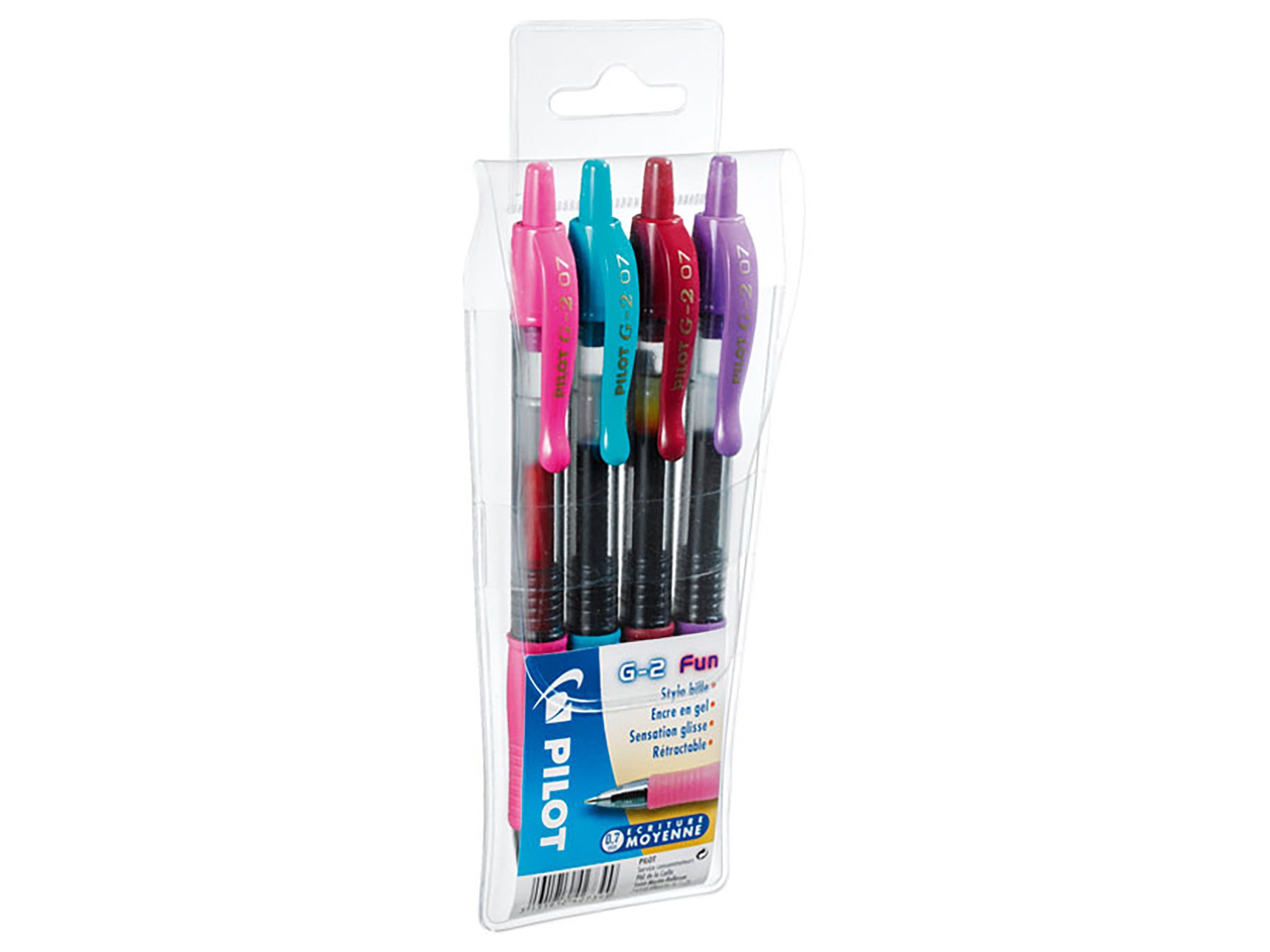 Pilot G-2 - Bolígrafos de punta redonda (gel, punta mediana)