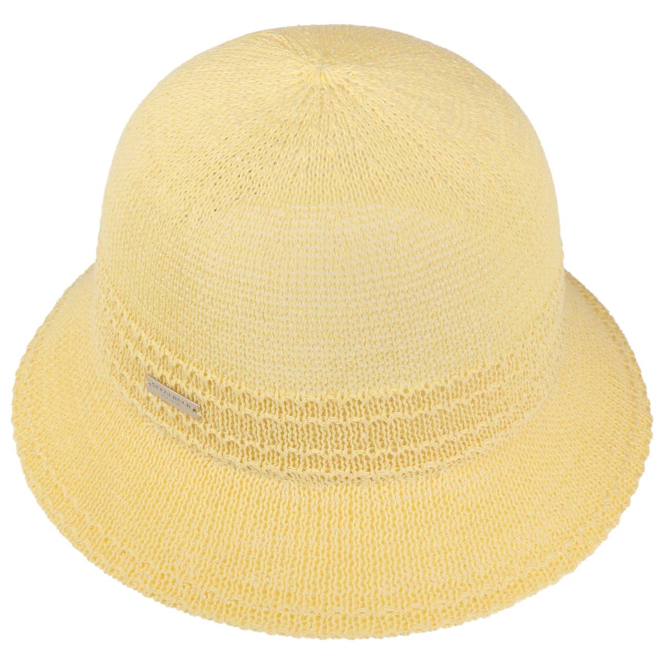 Seeberger Summer Mix Stoffhut Strandhut Gartenhut Damenhut Sommerhut Sonnenhut Glockenhut Damen - Frühling-Sommer Sommer