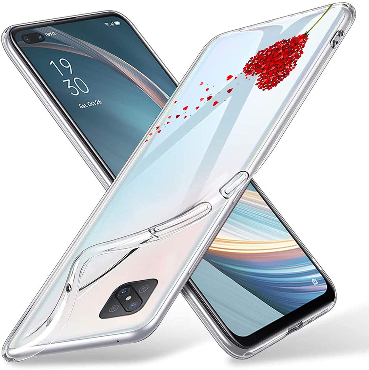 Cover Oppo A18 COVER CUSTODIE MORBIDO Silicone Sottile TPU Gomma Per OPPO Reno12 F /12 FS 5G EUR 5,99 - IT Pellicola Samsung A55 - Foto 13