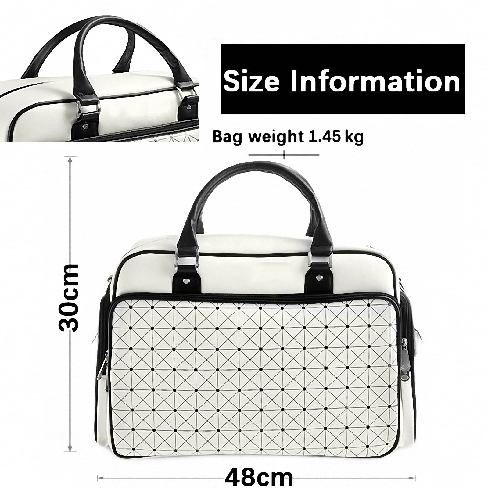 Golf kleidungstasche für männer und Frauen, wasserdichte PU unabhängige schuhtasche mit großer kapazität