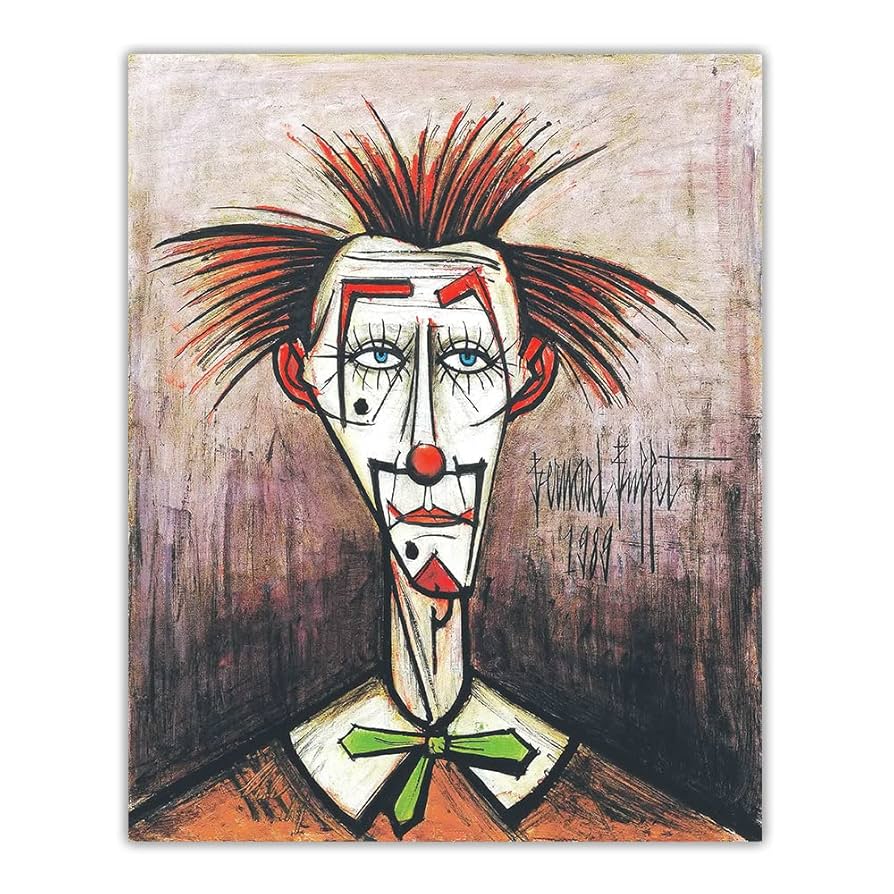 Amazon.co.jp: ベルナール・ビュフェのポスターと版画《悲しき