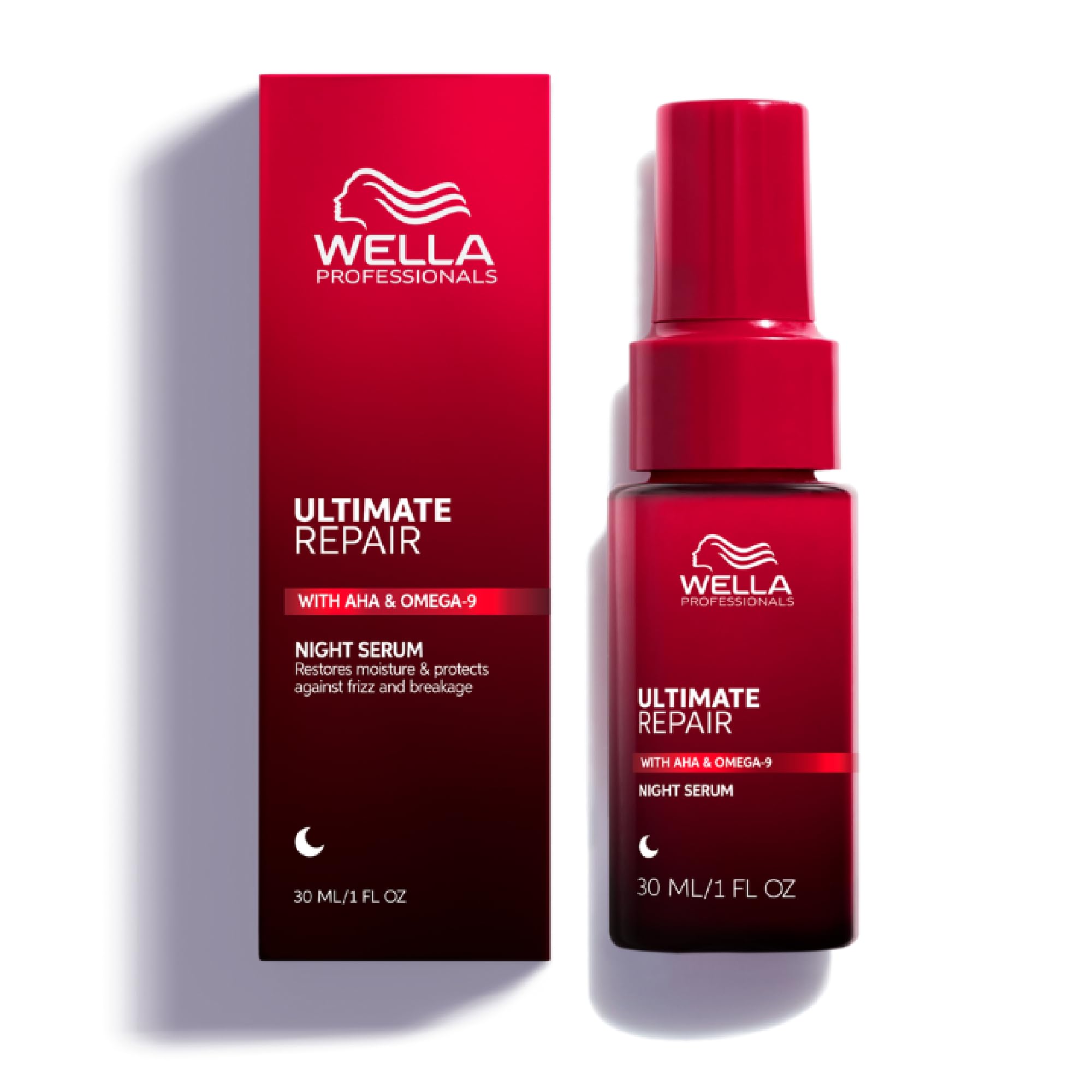 Wella Professionals Siero Notturno per Capelli Ultimate Repair - Siero Senza Risciacquo per Capelli Secchi/Danneggiati - Trattamento Anticrespo (30ml)