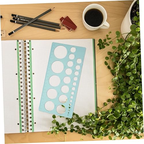 Miniatura 4 de NUOBESTY Regla resistente al desgaste 12pcs Regla para estudiante regla recta plantilla manual precisa regla