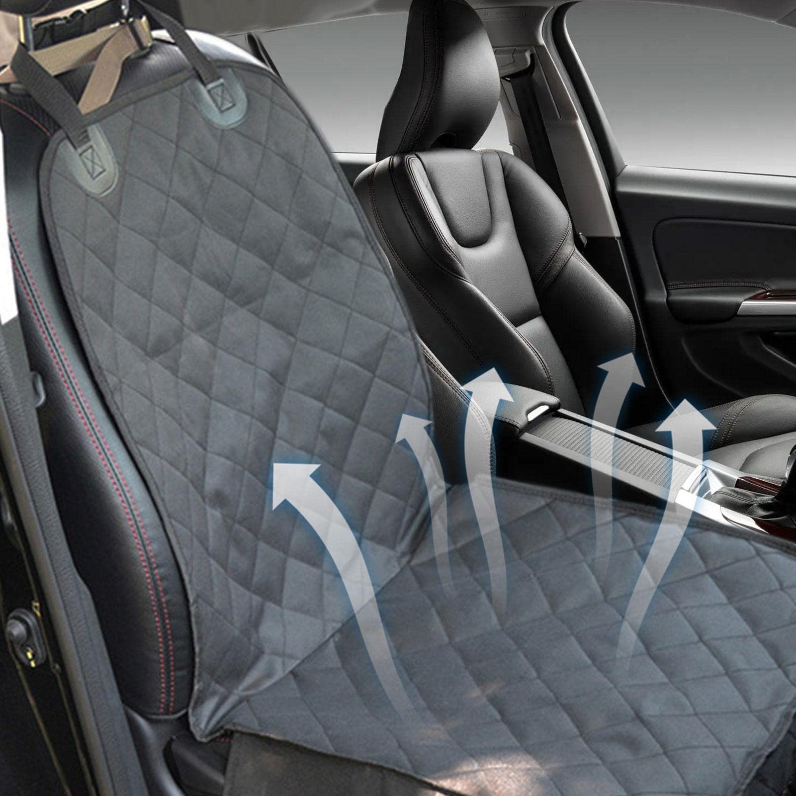 Protector de asiento de automóvil | Cojín para asiento de coche de bebé para asiento de coche infantil | Protectores de asiento impermeables con tela Oxford, respaldo antideslizante SUV, sedán, cami