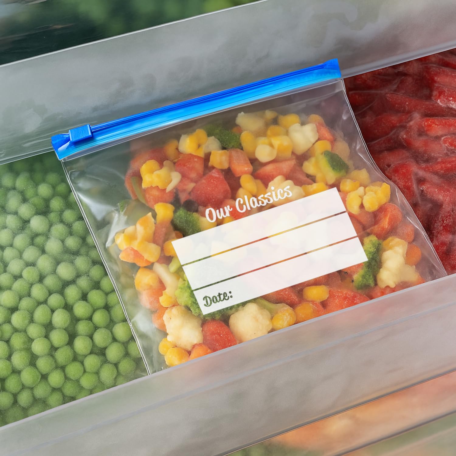 Transparante plastic zakken met ritssluiting, luchtdichte