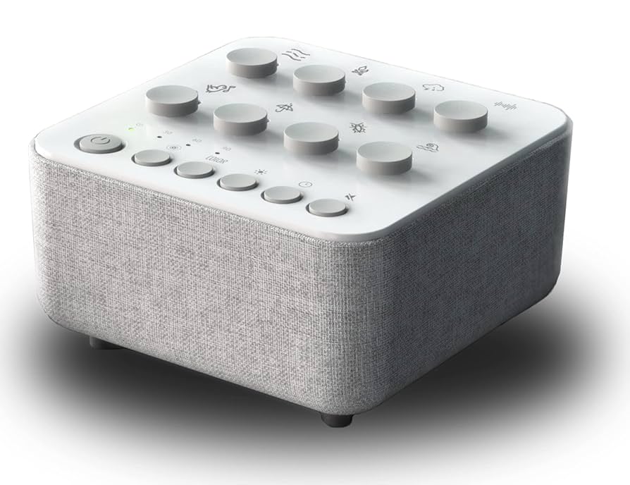 Amazon | ホワイトノイズ マシン スピーカー 充電式 USB給電