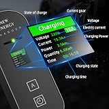 typ 2 kabel do ładowania Schuko, 3,5 kW 6-16 A, przenośny kabel do ładowania EV Chargers ze sterowanym wyświetlaczem cyfrowym do samochodów elektrycznych, ładowarka EV do modelu 3/Y 3008/508, C5X,