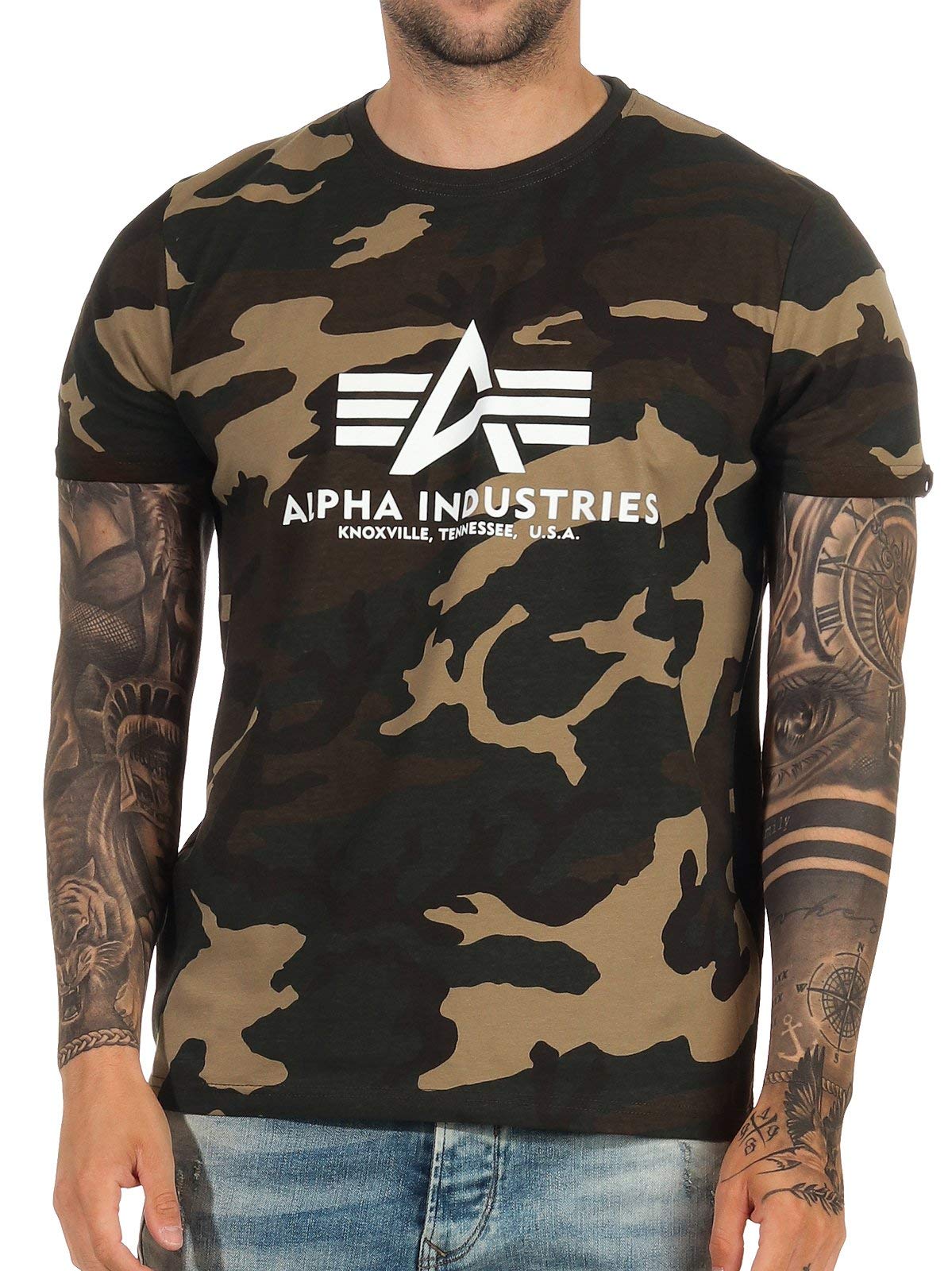 ALPHA INDUSTRIESMen's Basic T-Shirt Undershirt