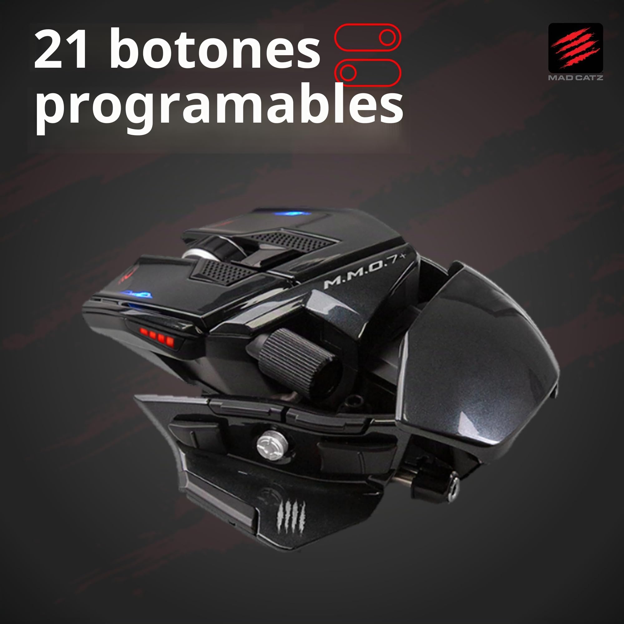 MadCatz M.M.O. 7+ Black Wireless Gaming Mouse