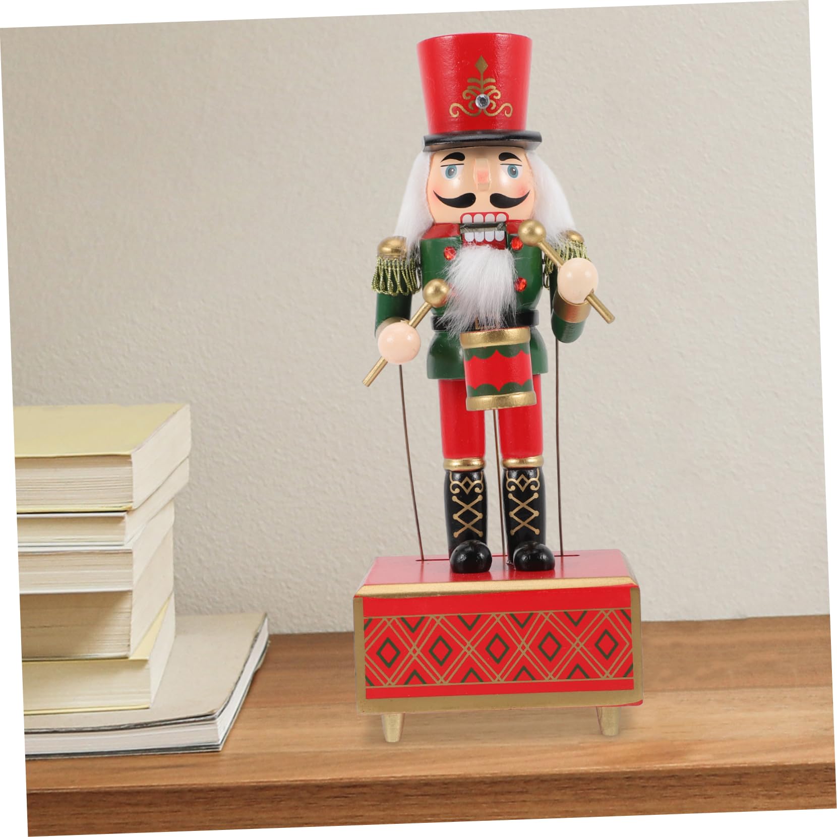 Xmas Nutcracker Music Box Caja Musical para Navidad y Año Diseño De Nutcracker y para Decoración De y Celebraciones