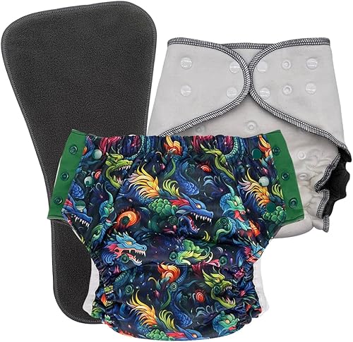 Miniatura 29 de Calzoncillos protectores para niños con necesidades especiales: juego de pañales de tela nocturna para incontinencia y enuresis de la cama, edad de