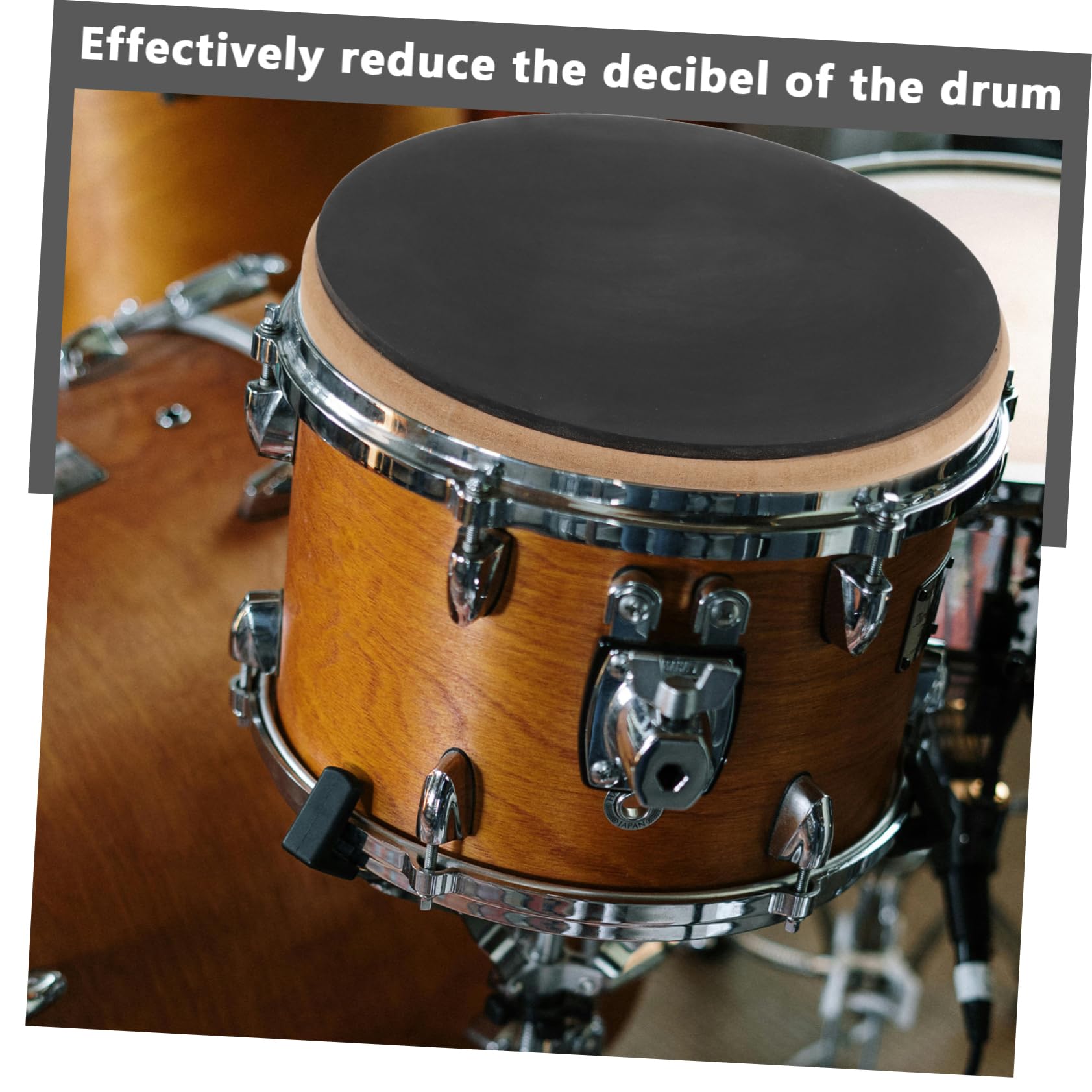 TOYANDONA Muto Drum Pad Tamburo Smorzamento Cuscino Tamburo Smorzamento Pastiglie Mute Tamburo Pratica Pad Kit Tamburo Cuscino Muto Tamburo Forniture Silicone Tamburo Smorzamento Pad