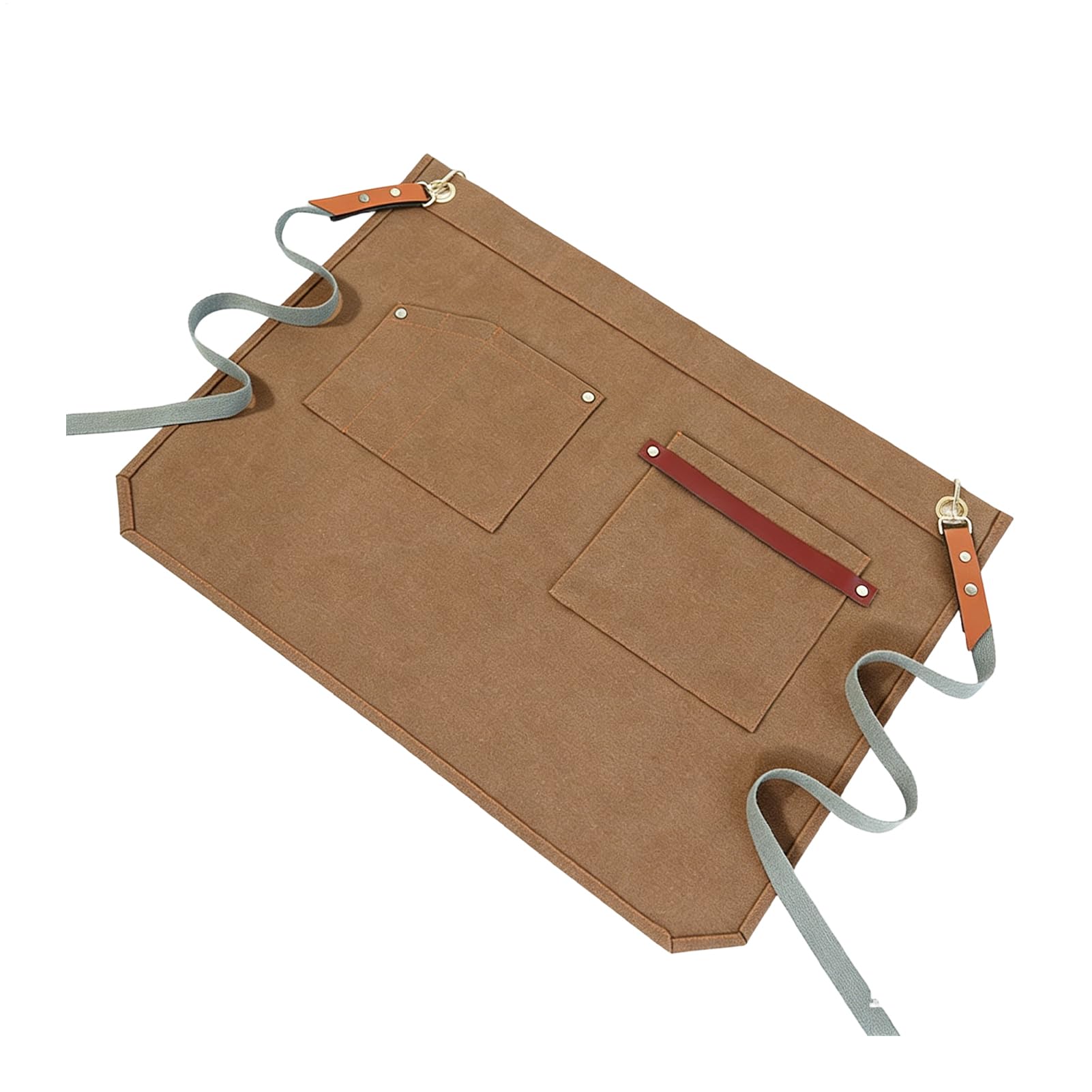 Tablier avec poches, ustensiles de travail et nettoyage pour service | Tablier de taille avec poches pour cuisine, maison, café, restaurant, appartement, maison de campagne, serveurs, serveuses